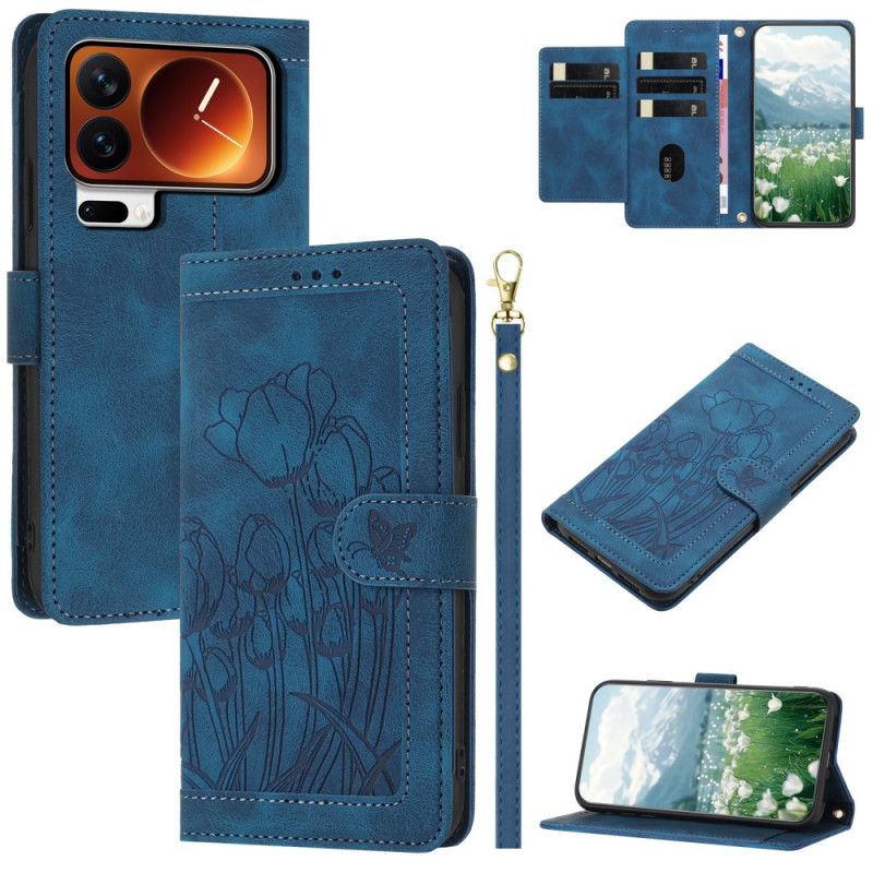 Flip Cover Til Xiaomi 17 Pro Pung Med Tulipandesign