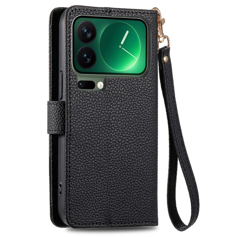 Flip Cover Til Xiaomi 17 Pro Rfid-blokerende Hjertedesign
