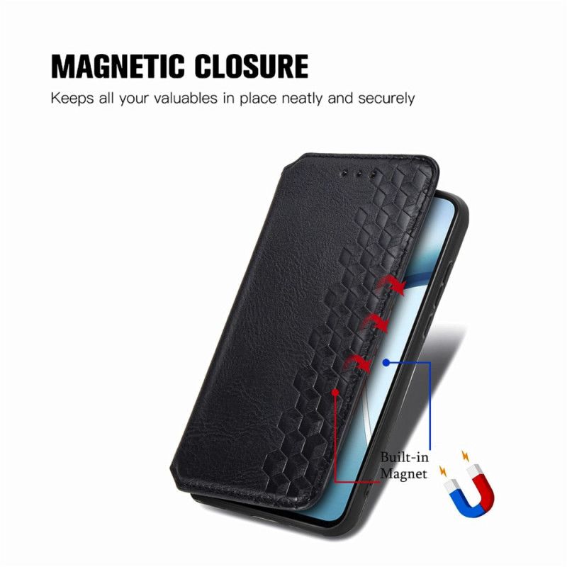 Flip Cover Til Xiaomi 17 Pro Vintage Diamantmønster