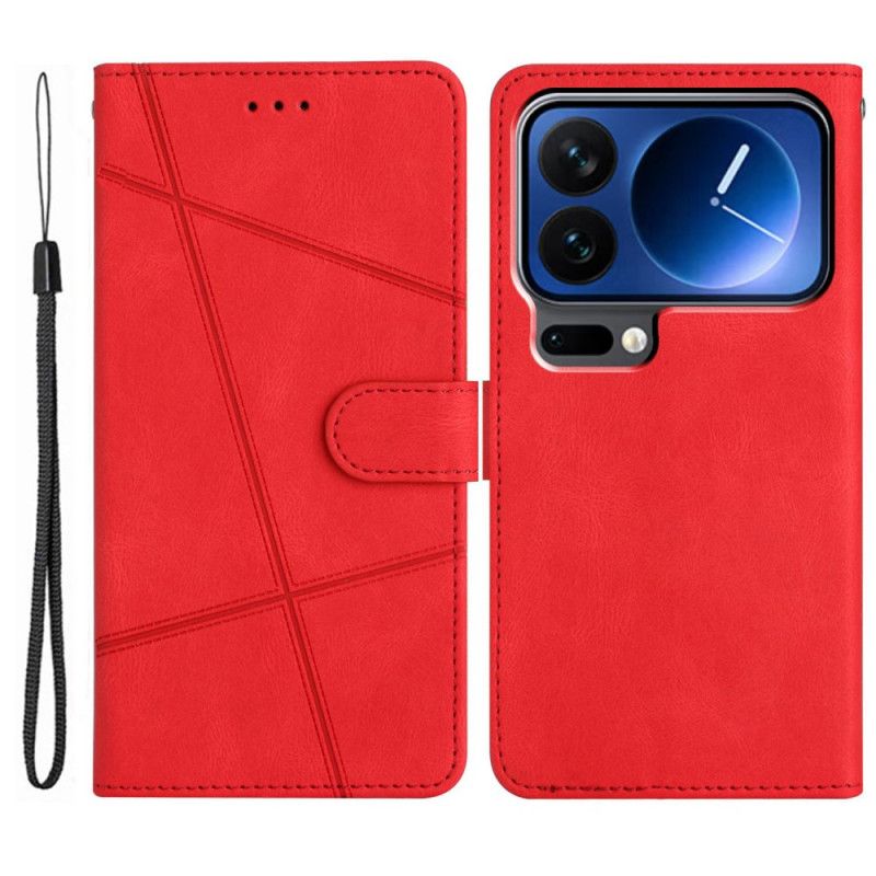Flip Cover Xiaomi 17 Pro Linjetryk