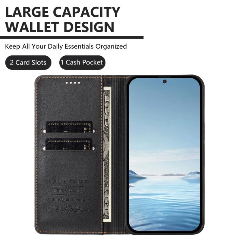 Flip Cover Xiaomi 17 Pro Magnetisk Lukning Og Rfid-beskyttelse