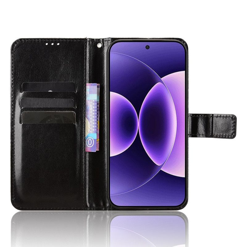 Flip Cover Xiaomi 17 Pro Prangende Læder