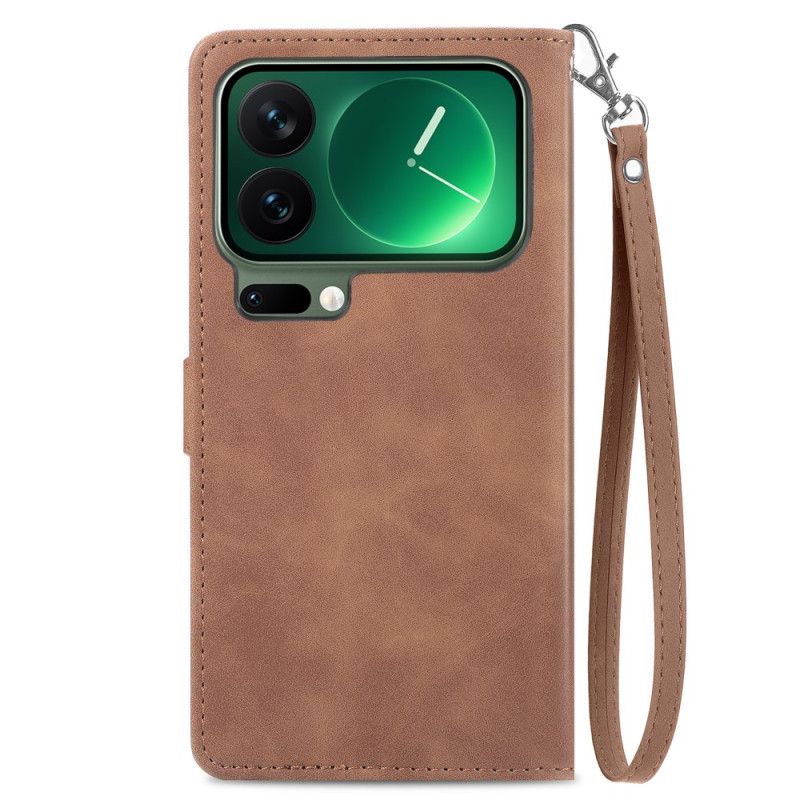 Flip Cover Xiaomi 17 Pro Pung Med Blondemønster