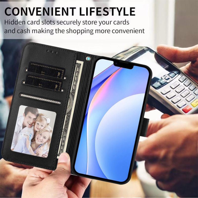 Flip Cover Xiaomi 17 Pro Rfid-blokerende Lædereffekt