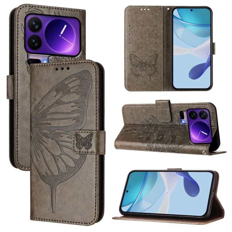 Flip Cover Xiaomi 17 Pro Sommerfugleremdesign