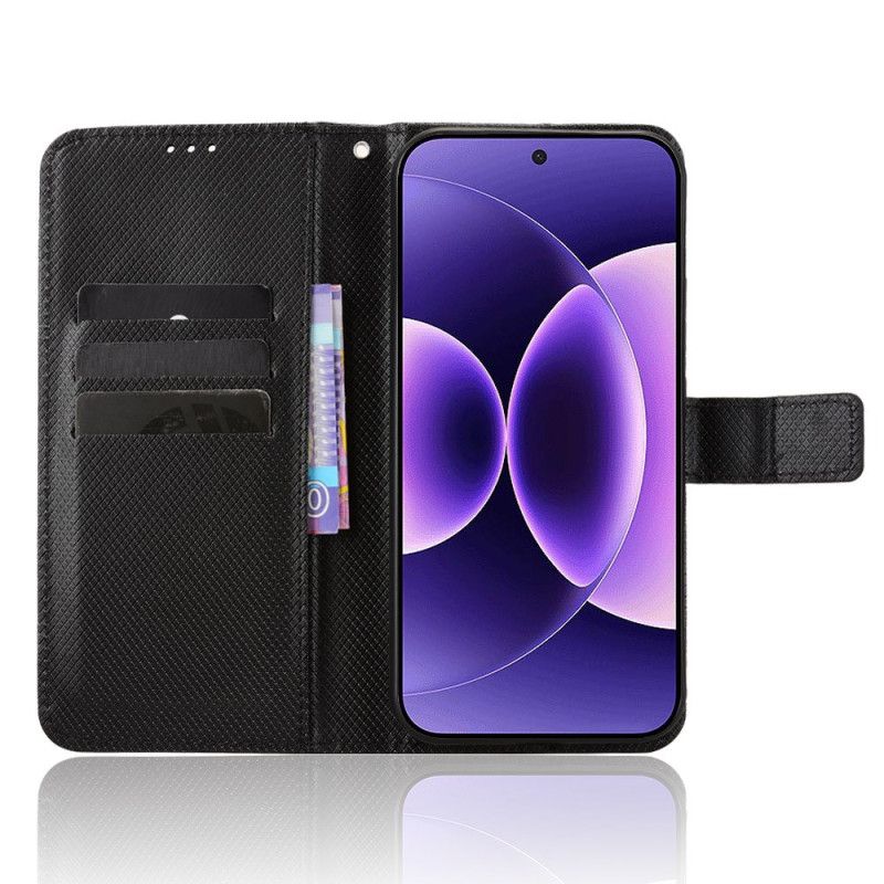 Flip Cover Xiaomi 17 Pro Tekstureret Kunstlæder