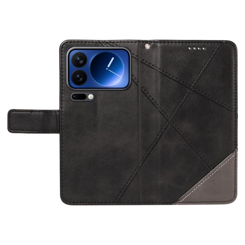 Flip Cover Xiaomi 17 Pro Tofarvet Lædereffekt