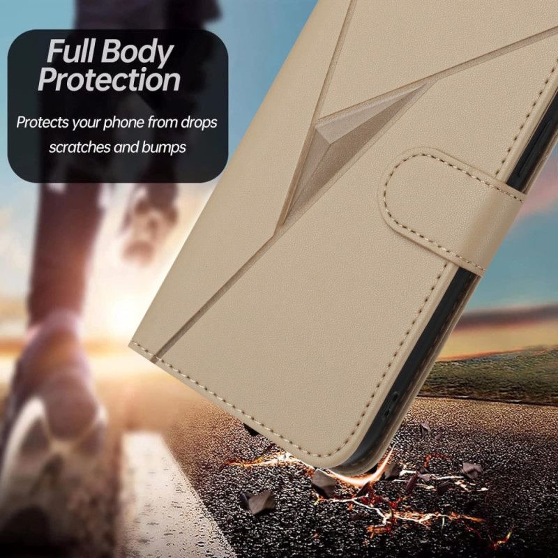Flip Cover Xiaomi 17 Pro Trekantmønster