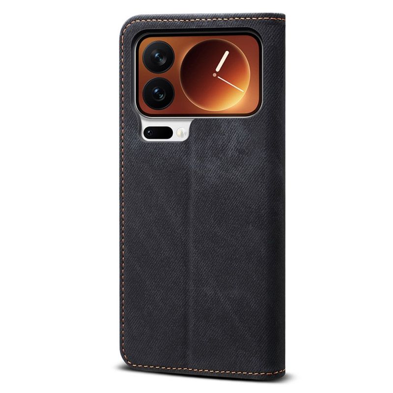 Læder Cover Xiaomi 17 Pro Denimstil