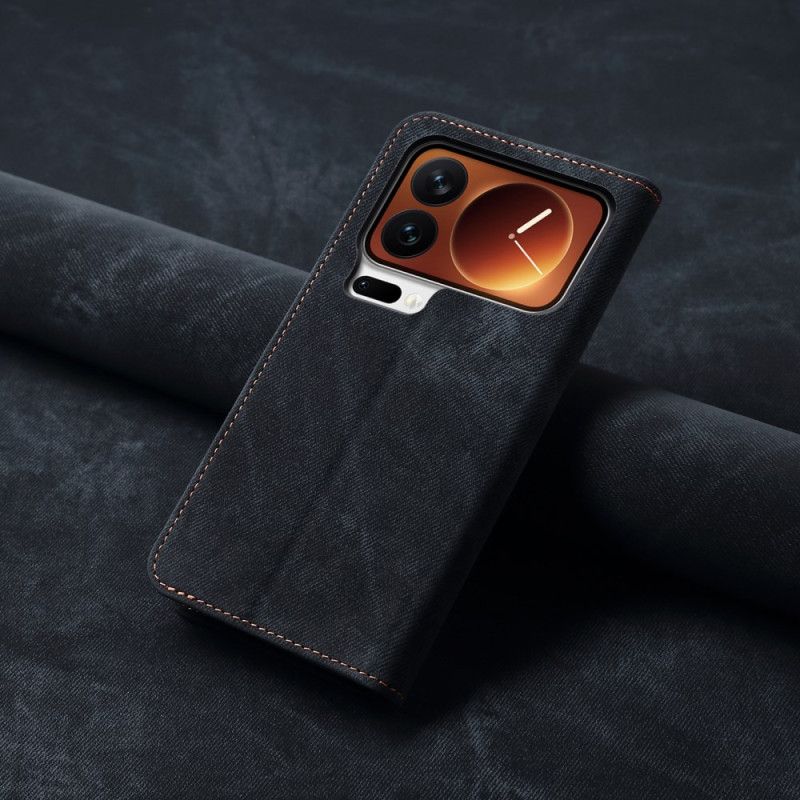 Læder Cover Xiaomi 17 Pro Denimstil