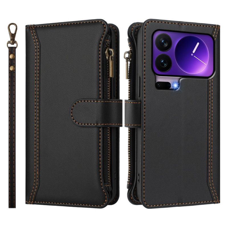 Læder Cover Xiaomi 17 Pro Pung Med 9 Kortpladser