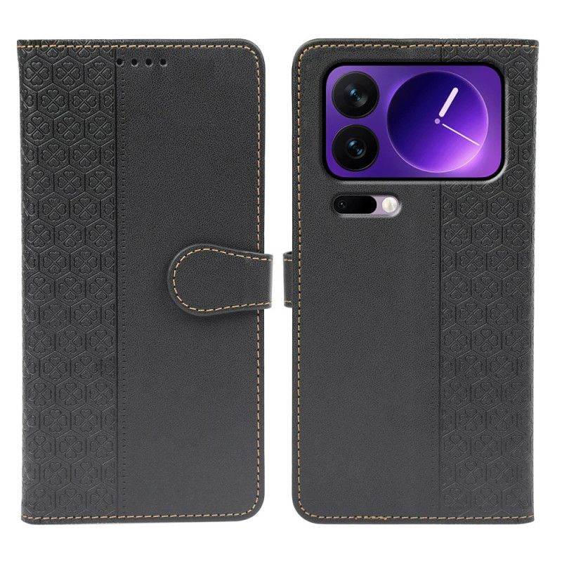 Læder Cover Xiaomi 17 Pro Telefon Etui Frieze Design
