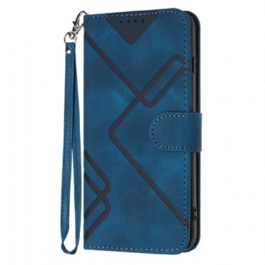 Læder Cover Xiaomi 17 Pro Telefon Etui Geometriske Mønstre