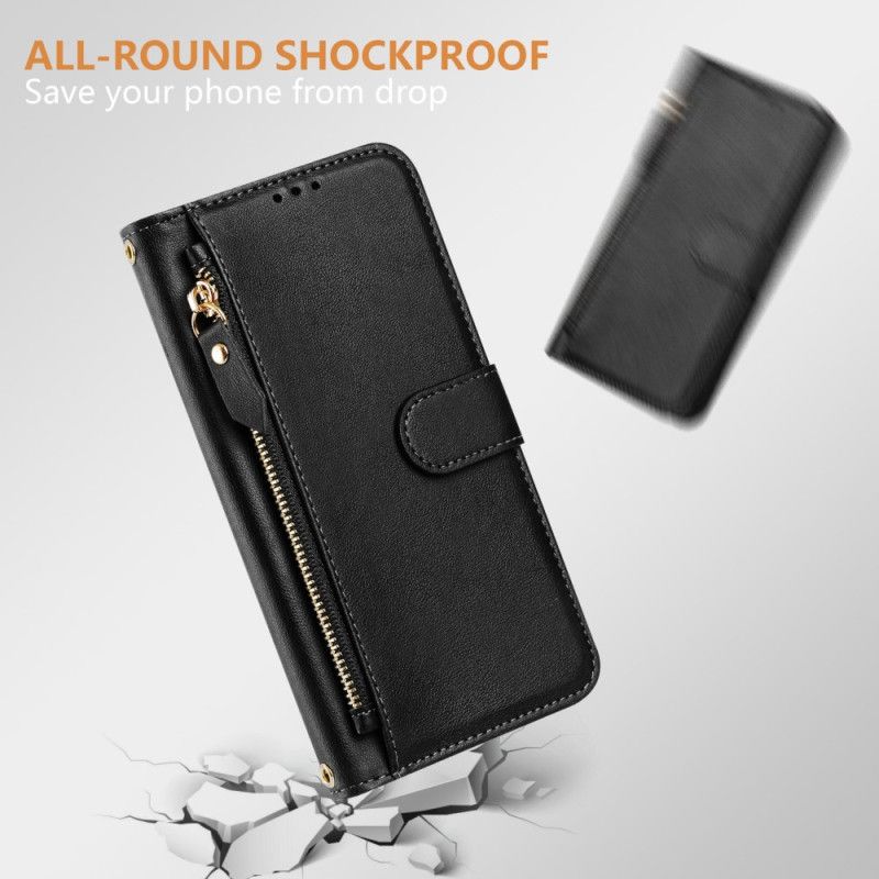 Læder Cover Xiaomi 17 Pro Telefon Etui Lynlåslomme Og Flere Kortpladser