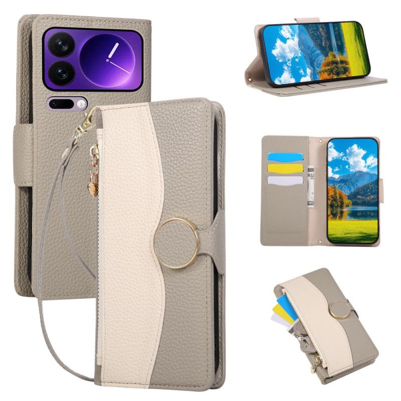 Læder Cover Xiaomi 17 Pro Telefon Etui Lynlåspung