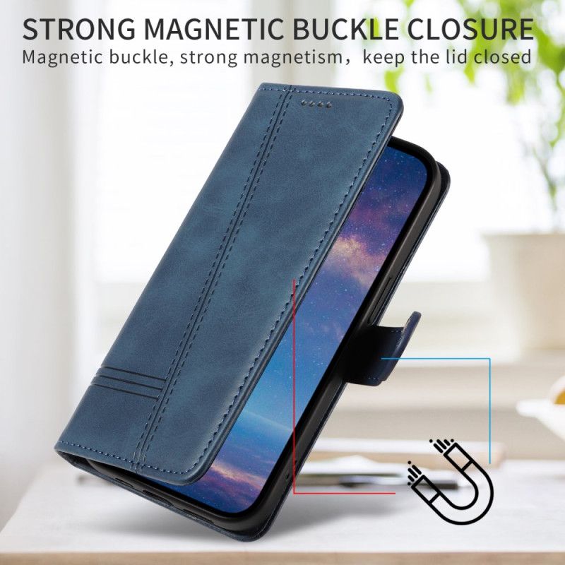 Læder Cover Xiaomi 17 Pro Telefon Etui T-linjer