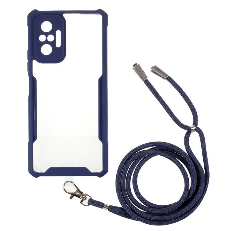 Cover Xiaomi Redmi Note 10 Pro Med Snor Gennemsigtig Sana