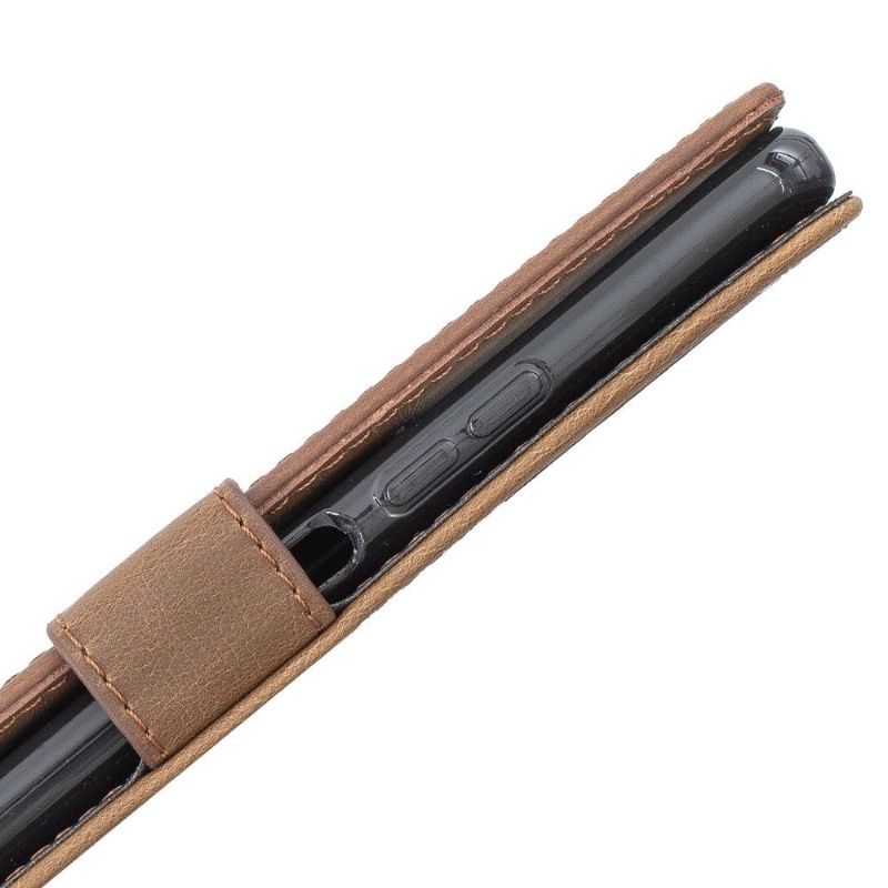 Læder Cover Xiaomi Redmi Note 10 Pro Retro Kunstlæder