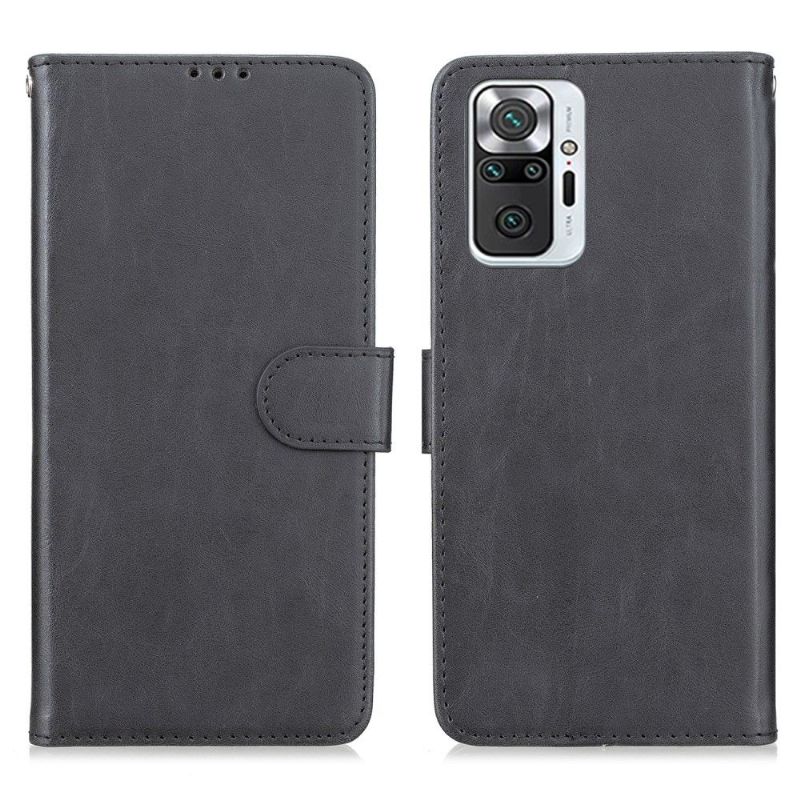 Læder Cover Xiaomi Redmi Note 10 Pro Retro Kunstlæder