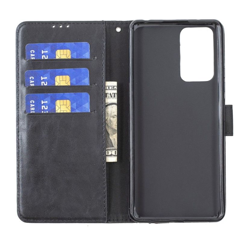 Læder Cover Xiaomi Redmi Note 10 Pro Retro Kunstlæder