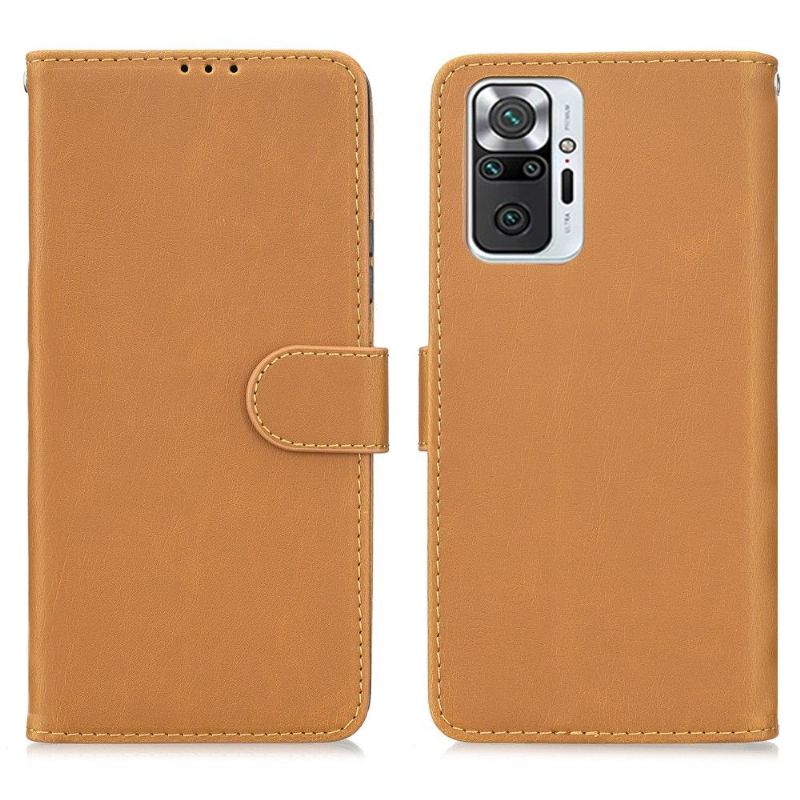 Læder Cover Xiaomi Redmi Note 10 Pro Retro Kunstlæder