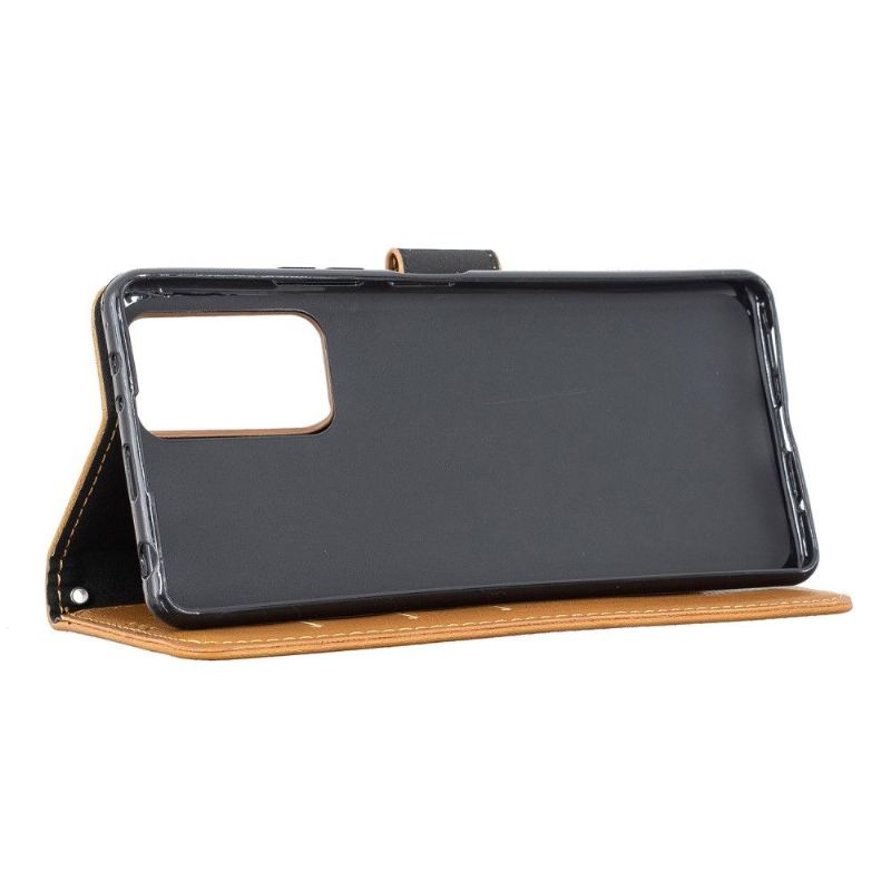Læder Cover Xiaomi Redmi Note 10 Pro Retro Kunstlæder