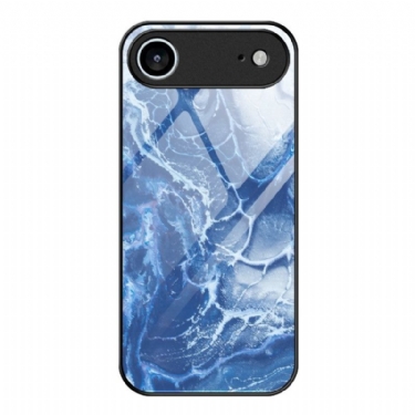 Cover iPhone Air Hærdet Glas Med Marmormønster