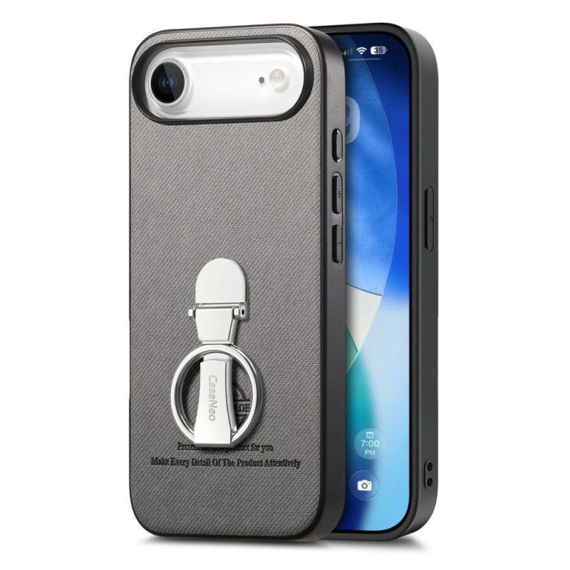 Cover iPhone Air Med Foldbar Stander Og Twill-tekstur