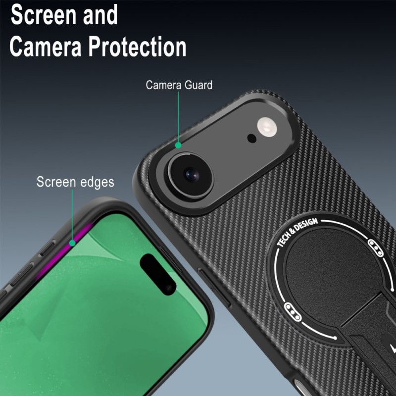Cover iPhone Air Telefon Etui Hybrid Med Stander