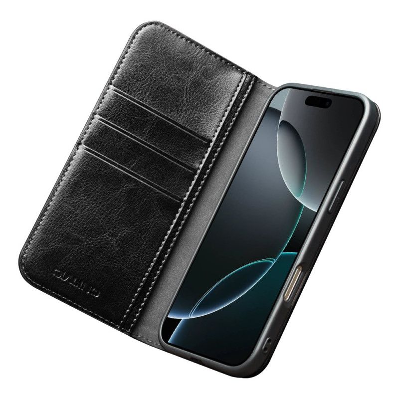 Flip Cover iPhone Air Ægte Læder Qialino