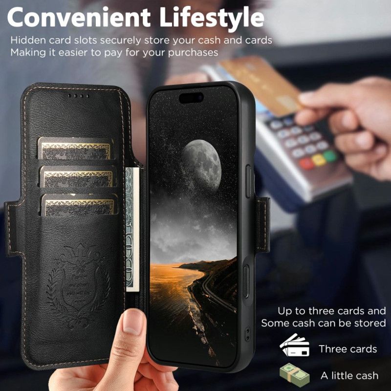 Flip Cover iPhone Air Aftageligt Magsafe 2-i-1-etui Suteni