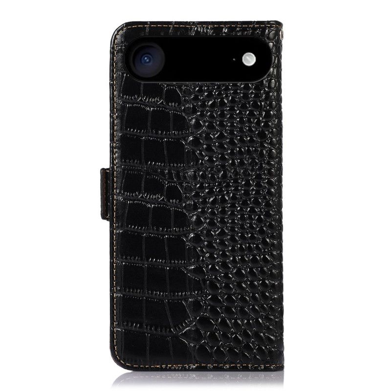 Flip Cover iPhone Air Krokodilletekstur Læder