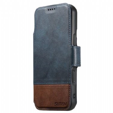 Flip Cover iPhone Air Magsafe Tofarvet Aftageligt Etui Suteni