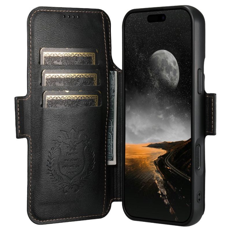 Flip Cover iPhone Air Magsafe Tofarvet Aftageligt Etui Suteni