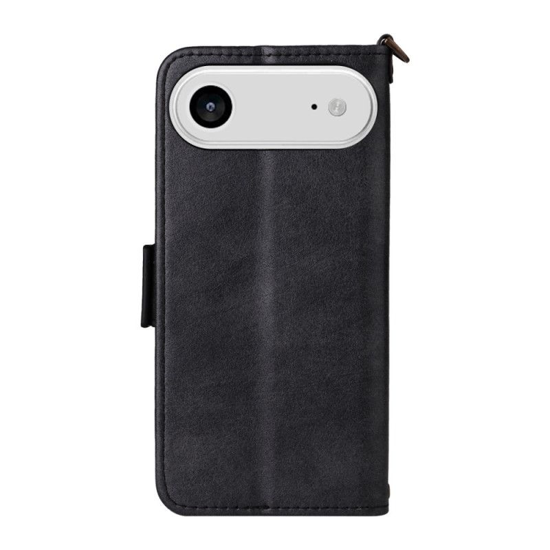 Flip Cover iPhone Air Vintage Design Med Skulderrem