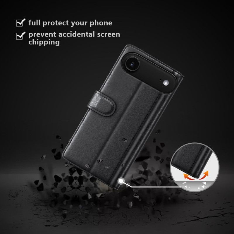 Læder Cover iPhone Air Telefon Etui Ægte Læderpung