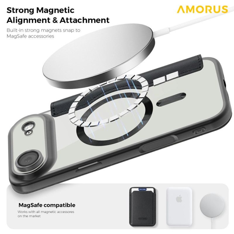 Læder Cover iPhone Air Telefon Etui Magsafe-kompatibel Med Rfid-kortholder