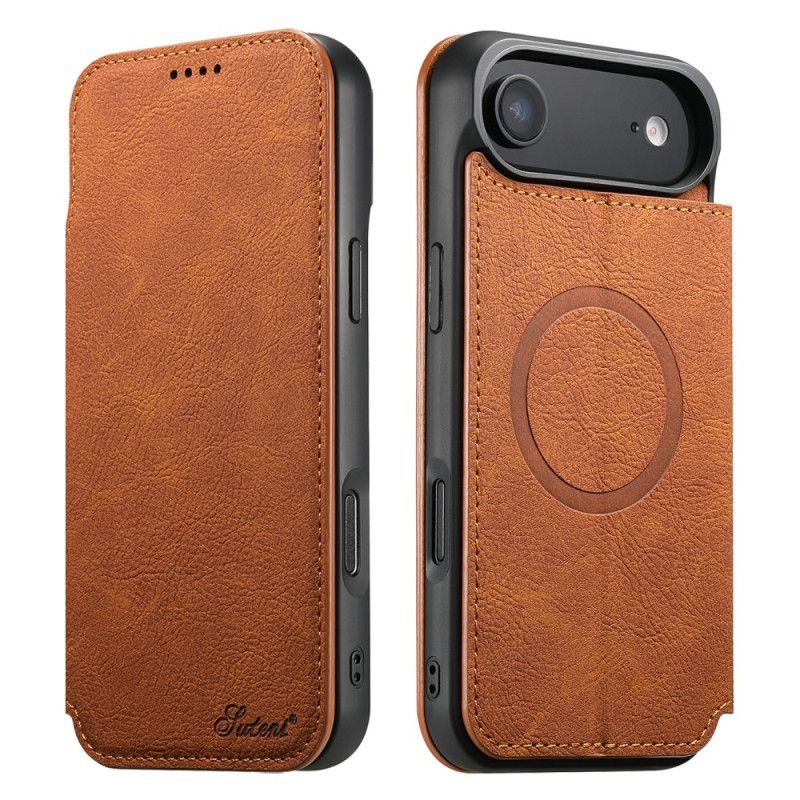 Læder Cover iPhone Air Telefon Etui Ultratynd Magsafe Suteni