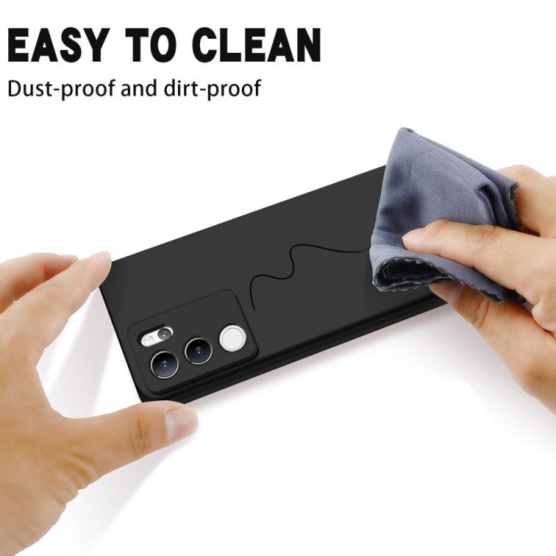 Cover Vivo V30 Lite 5g Flydende Silikone Med Rem