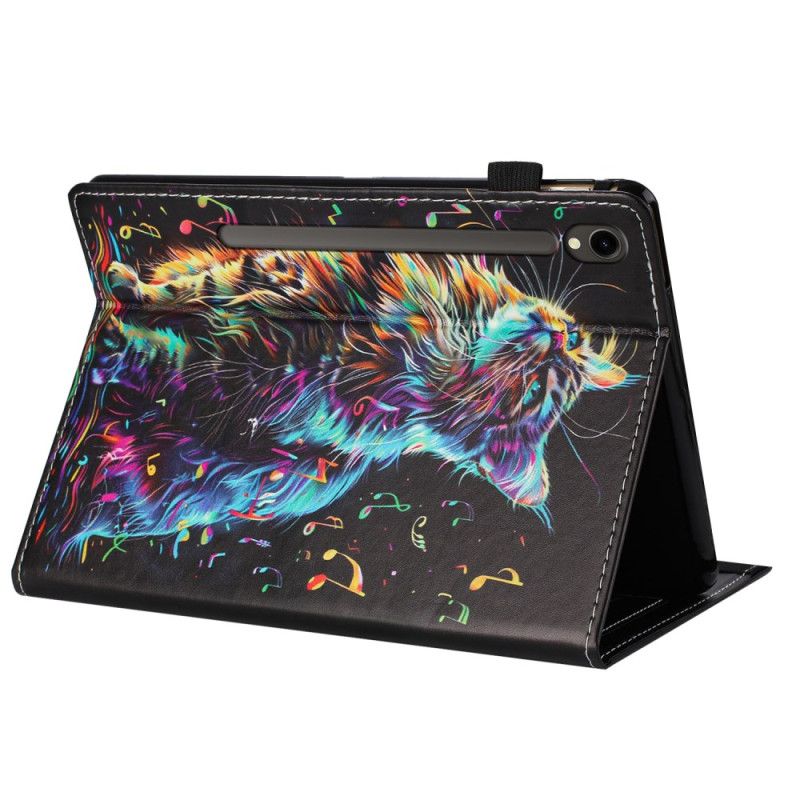 Case Samsung Galaxy Tab S10 Fe Telefon Etui Musikalsk Kat