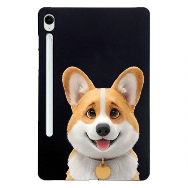 Cover Samsung Galaxy Tab S10 Fe Corgi-mønster