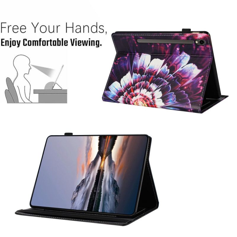Etui Samsung Galaxy Tab S10 Fe Blomsterdesign