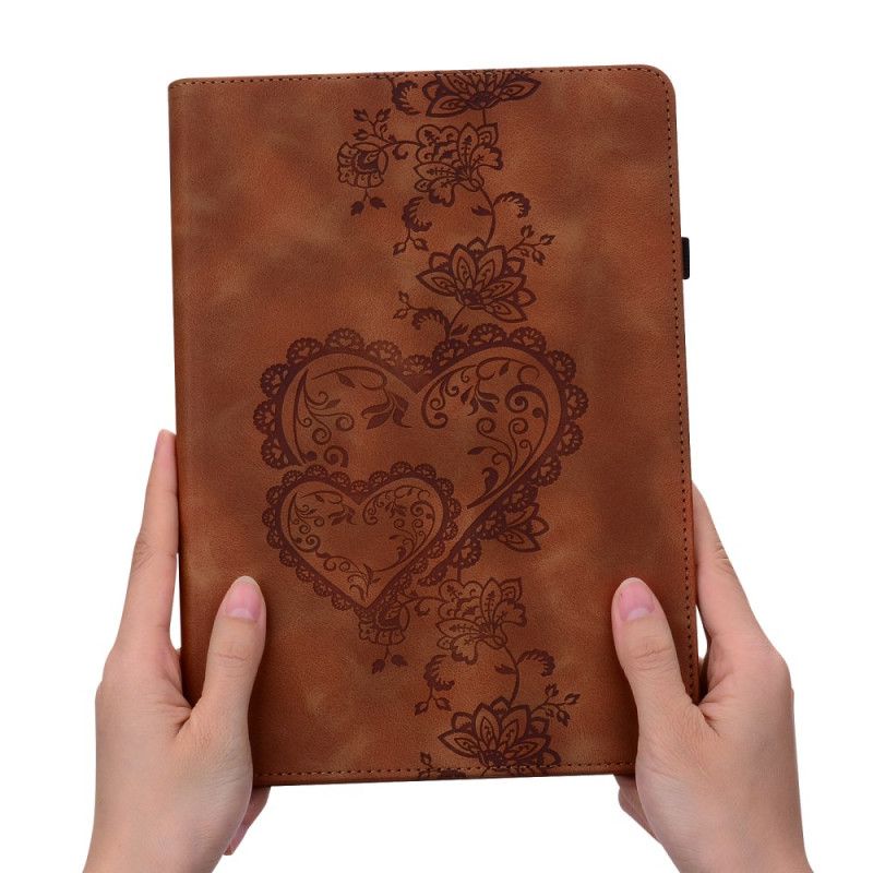 Etui Samsung Galaxy Tab S10 Fe Hjerter
