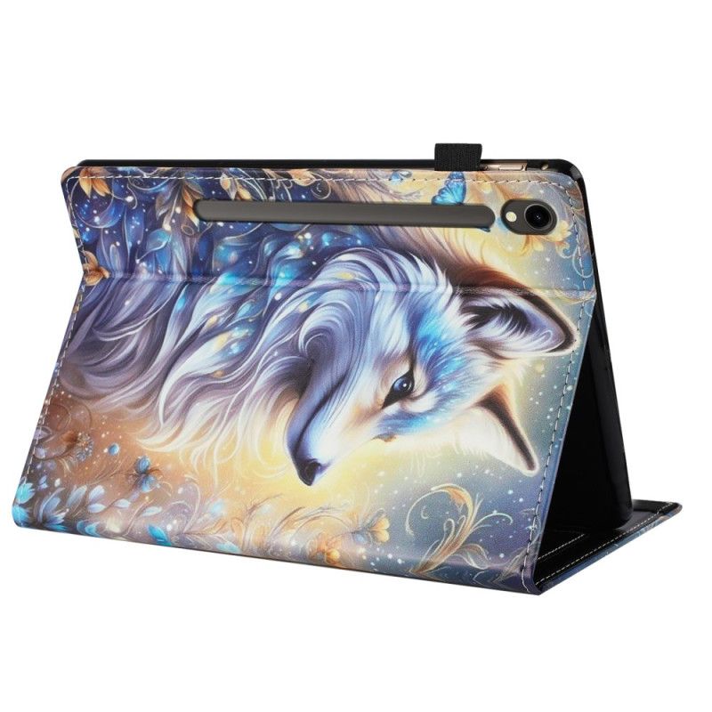 Etui Samsung Galaxy Tab S10 Fe Hvid Ulv