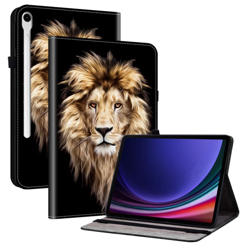 Etui Samsung Galaxy Tab S10 Fe Løvehoveddesign