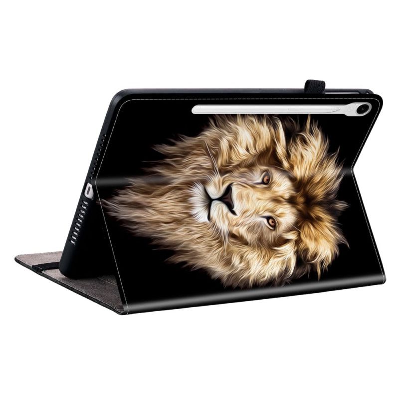 Etui Samsung Galaxy Tab S10 Fe Løvehoveddesign
