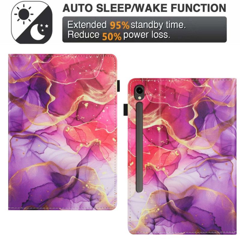 Etui Samsung Galaxy Tab S10 Fe Marmorånd