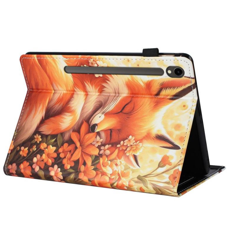 Etui Samsung Galaxy Tab S10 Fe Ræveblomster