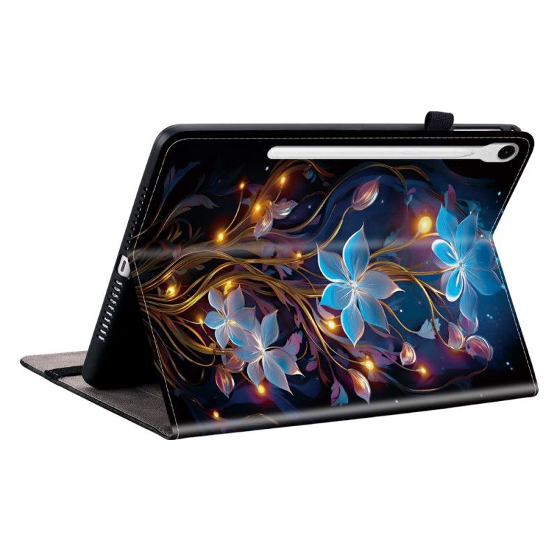 Etui Til Samsung Galaxy Tab S10 Fe Blomsterdesign
