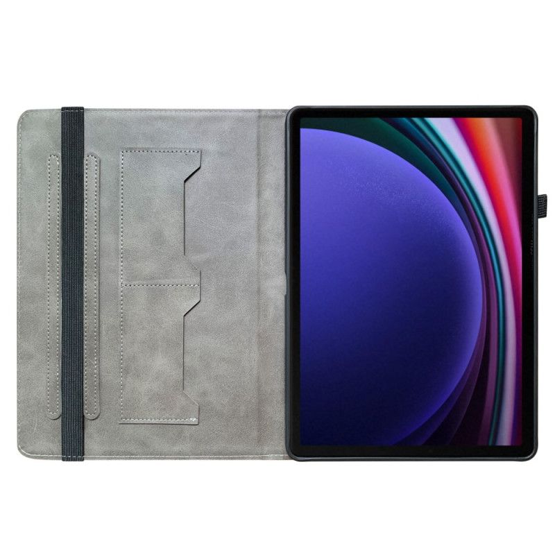 Etui Til Samsung Galaxy Tab S10 Fe Sort Orkidé